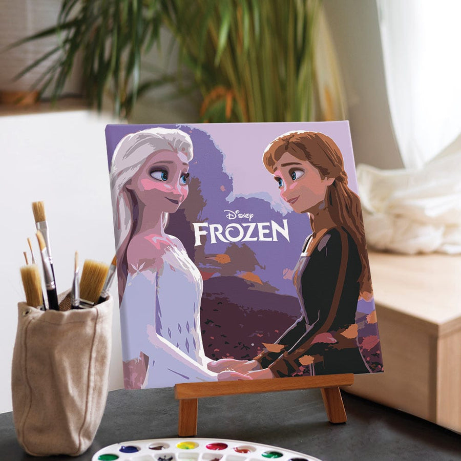 Frozen Sisters - Framed Paint By Numbers Kit