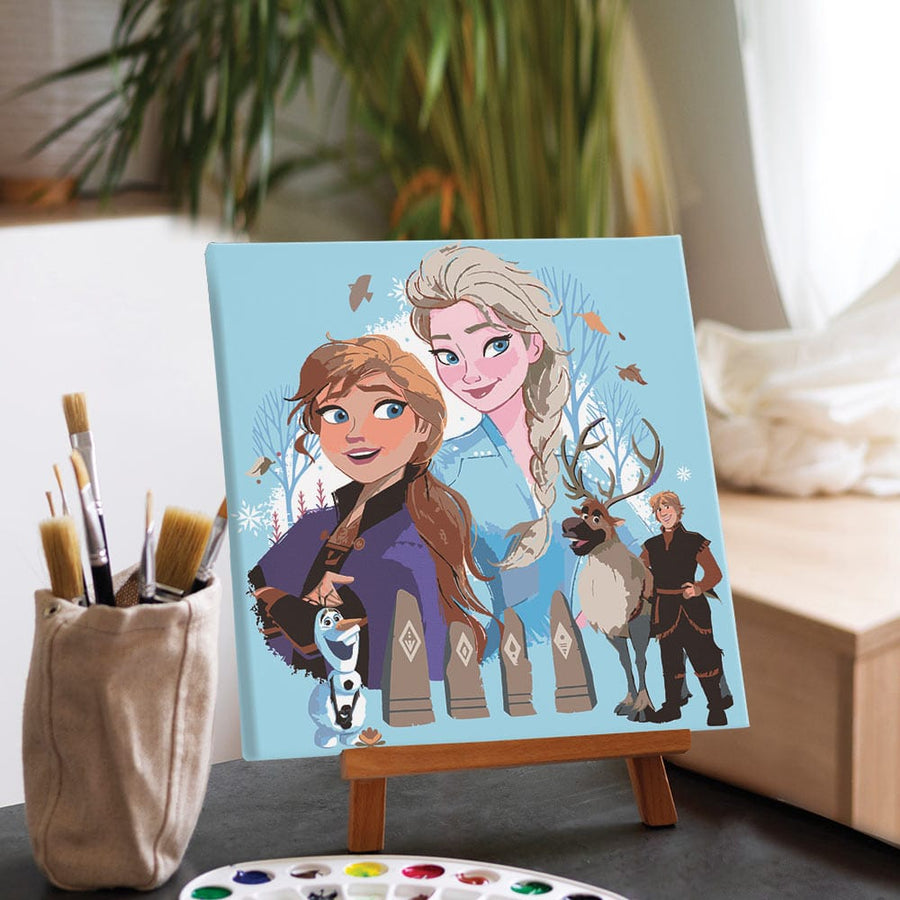 Frozen Adventure - Framed Paint By Numbers Kit