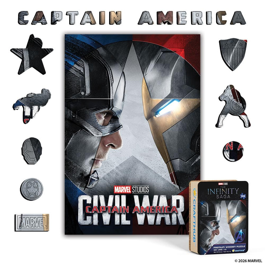 Captain America: Civil War – จิ๊กซอว์ไม้
