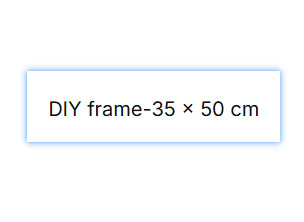 DIY Wooden Frame - 40x50cm