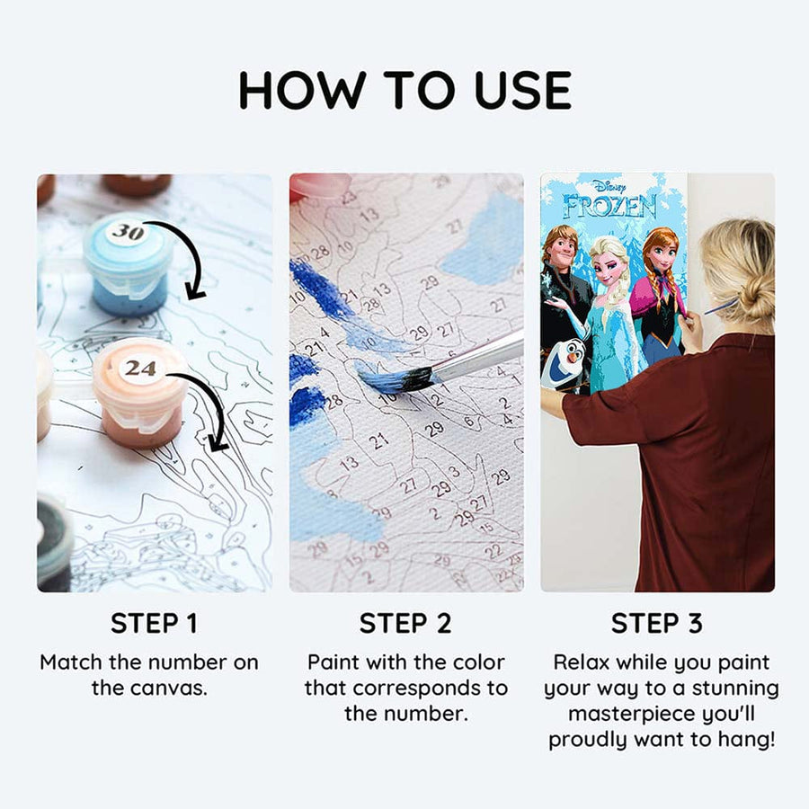Frozen Friends - Paint By Numbers Kit