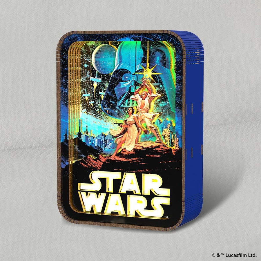 Star Wars: A New Hope - โคมไฟจิ๊กซอว์ไม้ 3D DIY