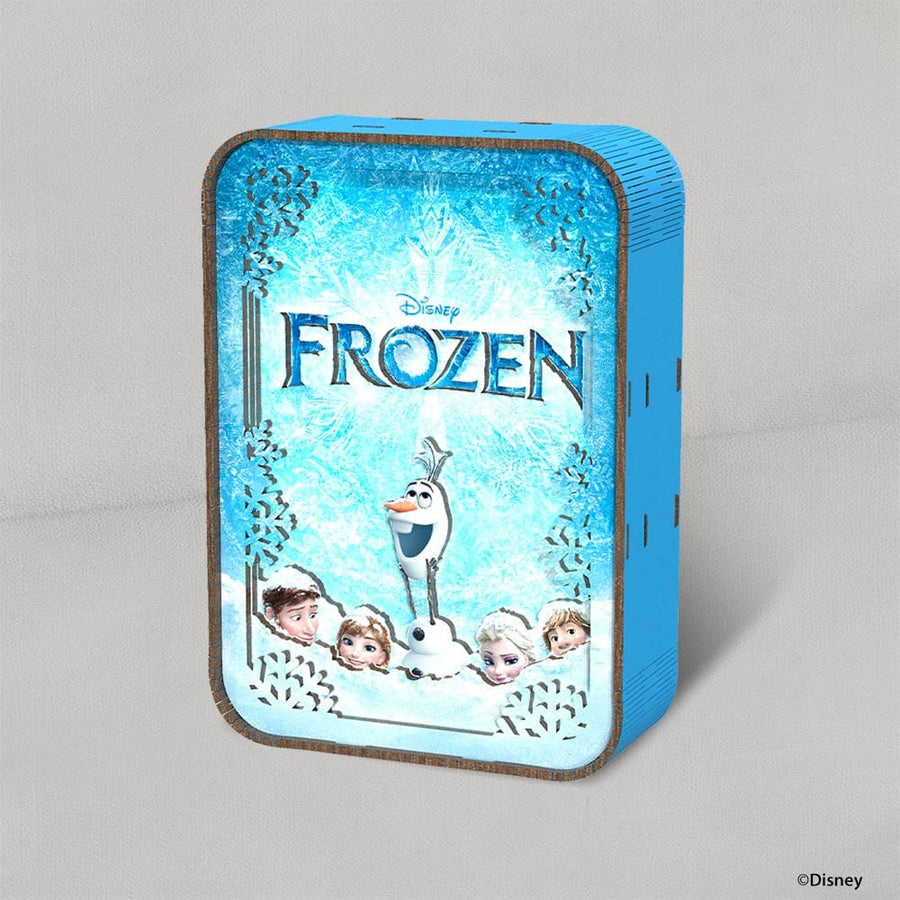 Frozen Magic Glow - โคมไฟจิ๊กซอว์ไม้ 3D DIY