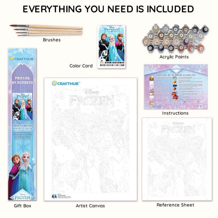 Frozen Friends - Paint By Numbers Kit