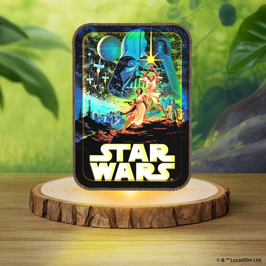 Star Wars: A New Hope - โคมไฟจิ๊กซอว์ไม้ 3D DIY