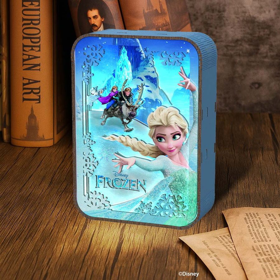 Snow Kingdom - โคมไฟจิ๊กซอว์ไม้ 3D DIY