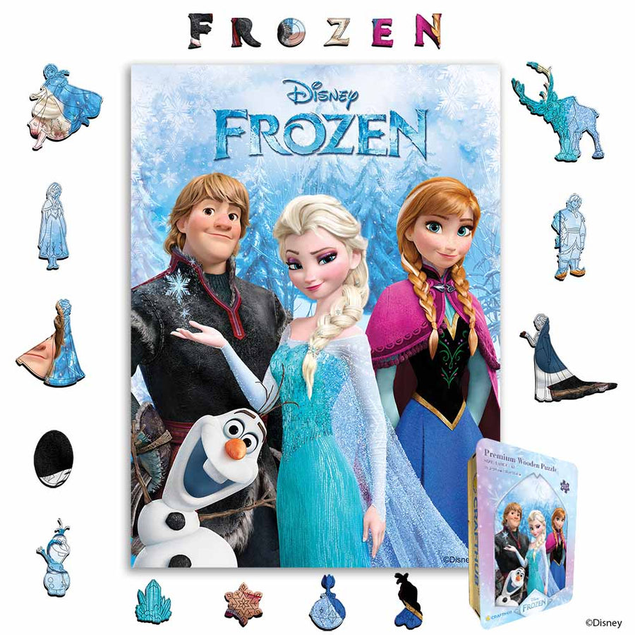 Frozen Friends – Wooden Jigsaw Puzzle