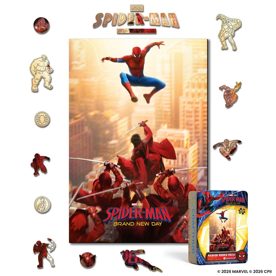 Spider-Man vs. The Hand - Wooden Jigsaw Puzzle