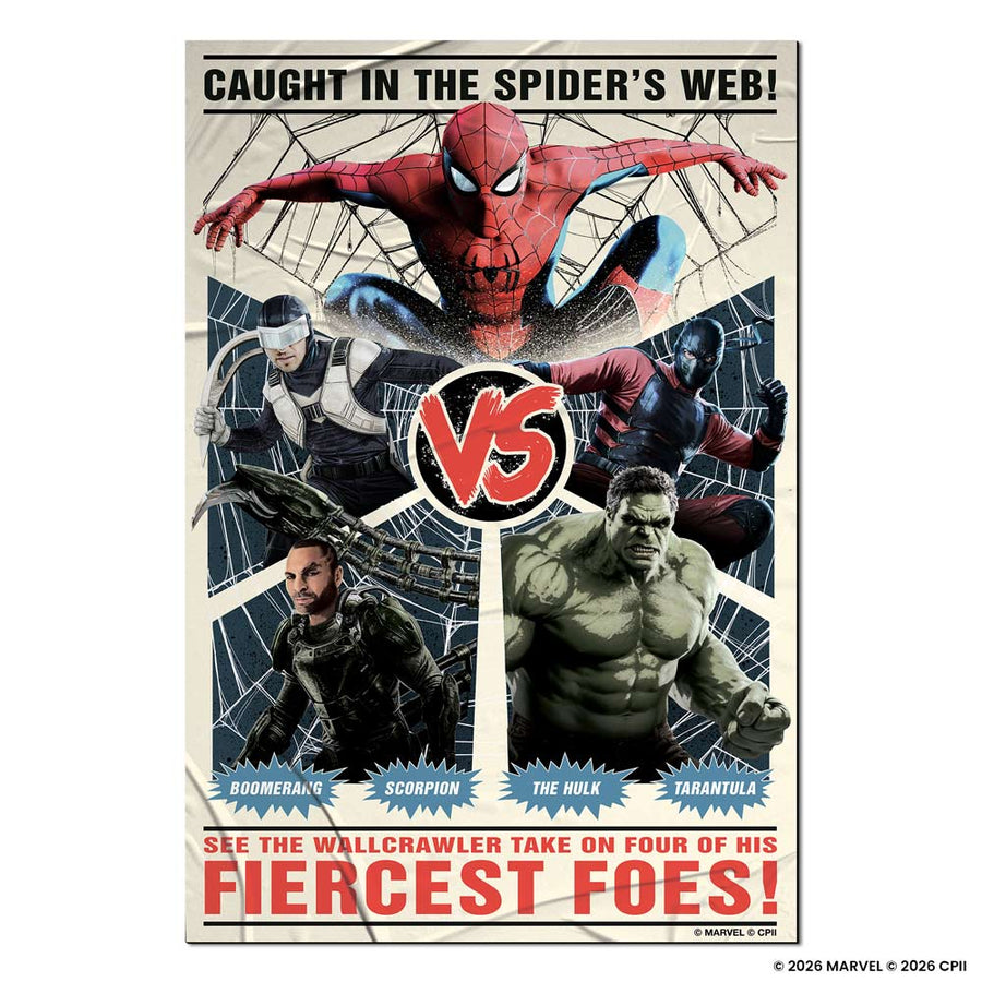 Spider-Man Fiercest Foes - Wooden Jigsaw Puzzle