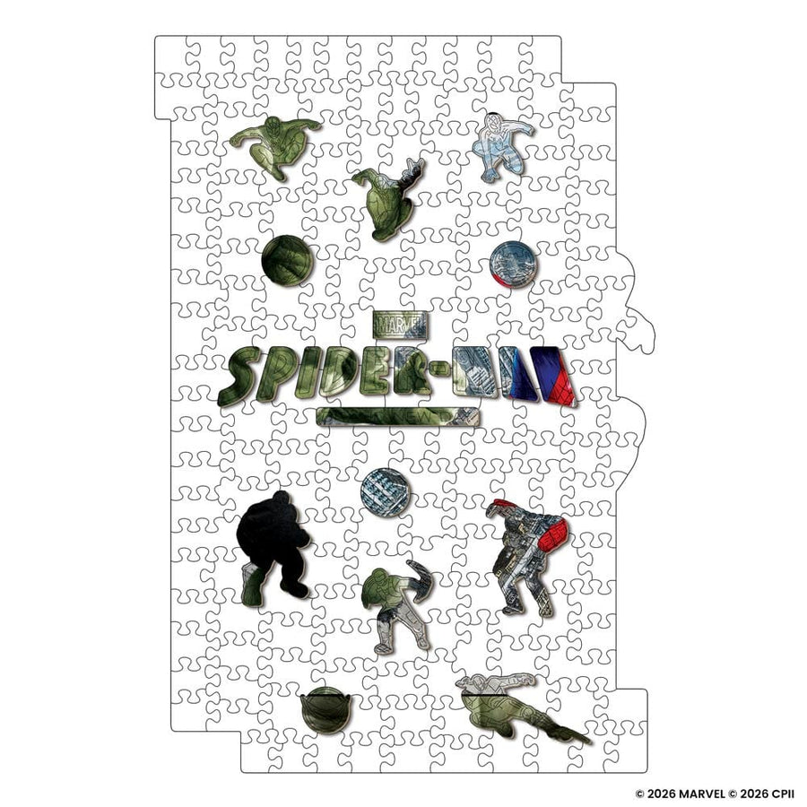Spider-Man vs. The Hulk - Wooden Jigsaw Puzzle