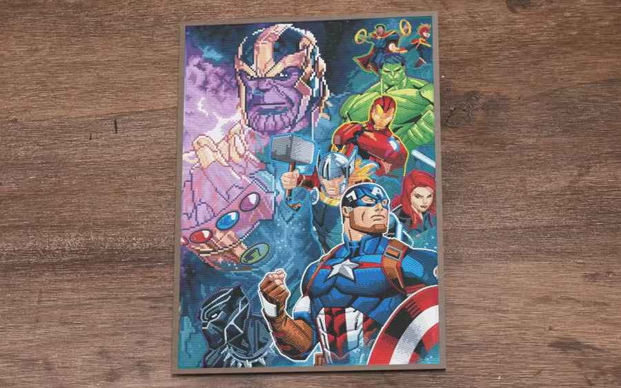Avengers vs Thanos - diamonds