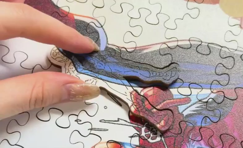 Spider-Man Mask - Wooden Jigsaw Puzzle