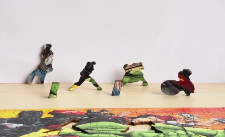 Avengers United jigsaw - unique shapes